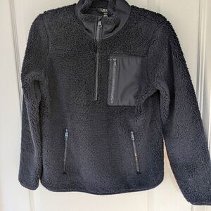 Ralph Lauren Faux Sheerling pull over